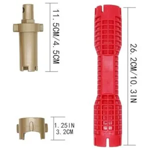 Instalador de grifo y fregadero 8 en 1 herramienta de