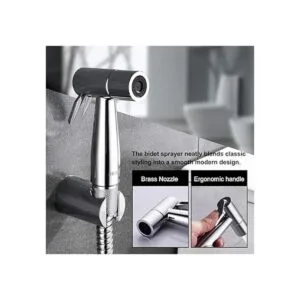 Pulverizador de mano para inodoro placa cromada REWEE