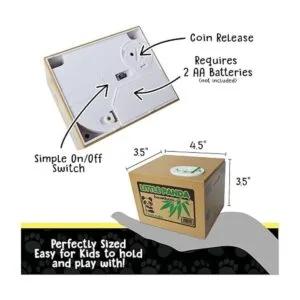 Alcancía robadora de monedas para gatos caja de ahorro_4