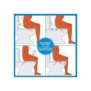 Pulverizador de mano para inodoro placa cromada REWEE