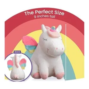 Peluche de unicornio con luces regalos de unicornio para_4