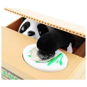 Alcancía robadora de monedas para gatos caja de ahorro_2