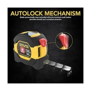 LEXIVON Cinta métrica láser digital 2 en 1 Pantalla de_5