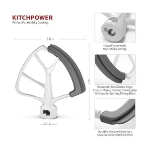 KITCHPOWER 455 Quart Flex Edge Batidora para cocina_2