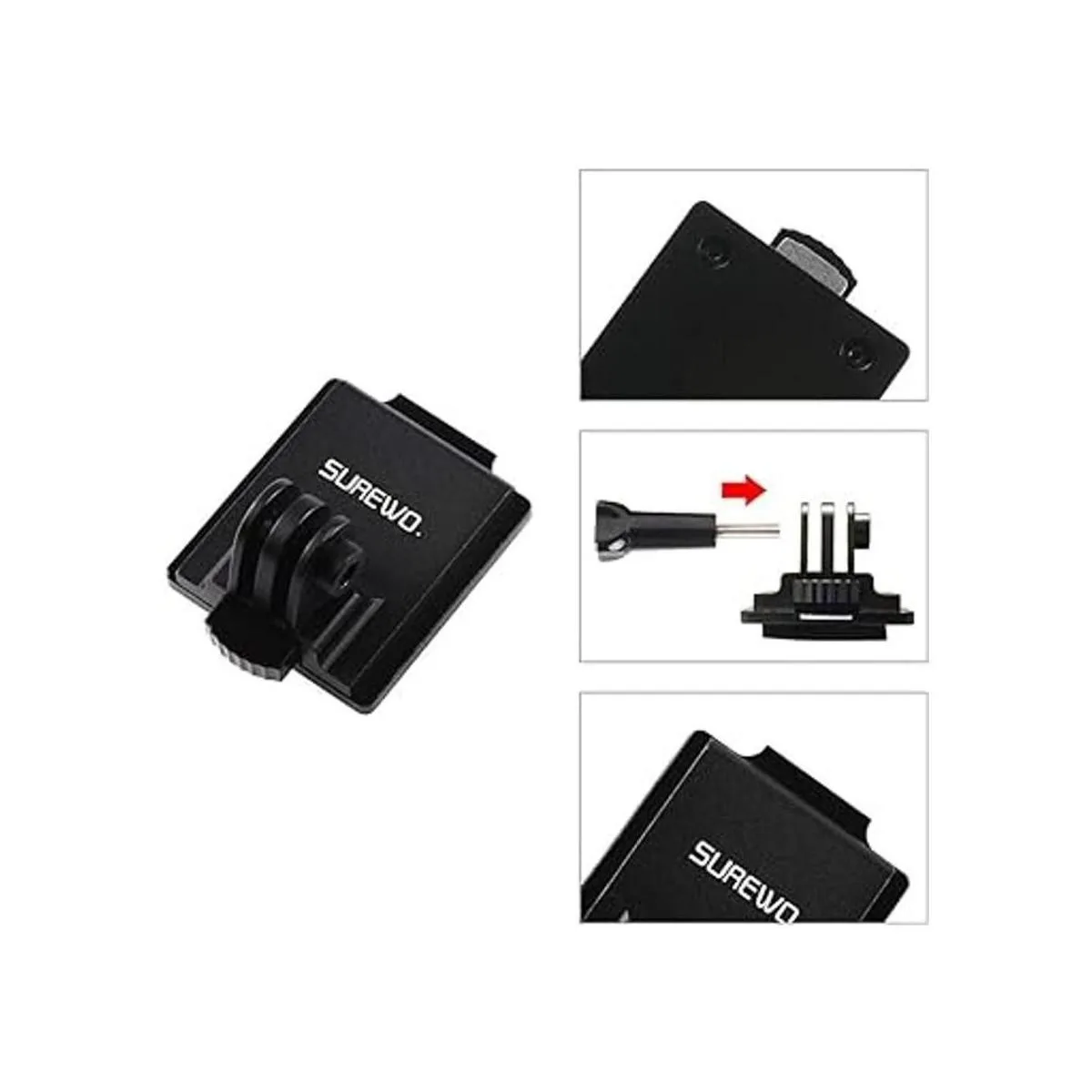 Soporte de casco NVG de aluminio compatible con GoPro Hero_2