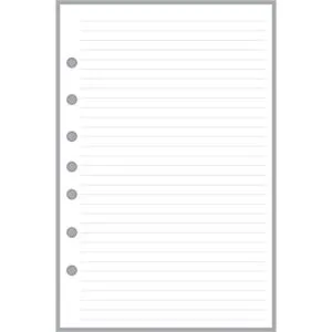 Papel de notas de tamaño clásico con líneas simples_1