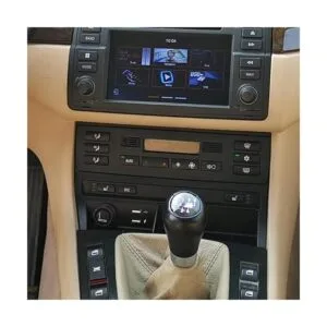DYNAVIN E46 doble DIN estéreo Dash Kit HVAC soporte de_3