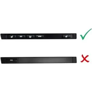 DYNAVIN E46 doble DIN estéreo Dash Kit HVAC soporte de_2