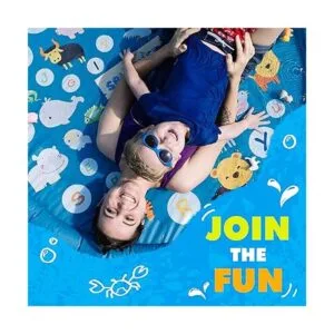 SplashEZ Almohadilla de salpicaduras 3 en 1 piscina con_3