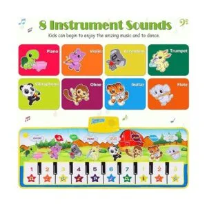 M SANMERSEN Tapete para piano 39.5 x 14 pulgadas tapete_2