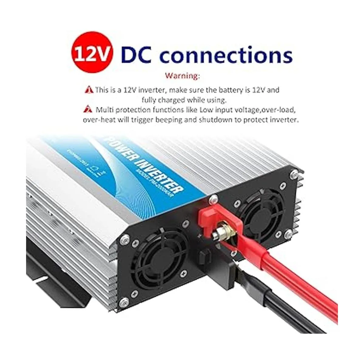 Inversor de alimentación GIANDEL 12 V CC a 110 V 120 V AC_2