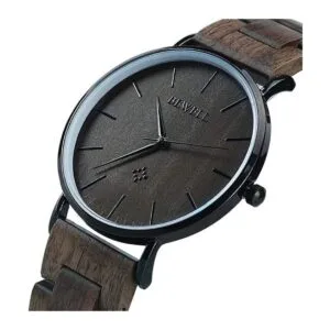 BEWELL Relojes de madera para hombres y mujeres reloj de_3