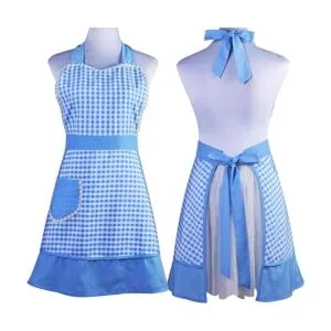 Delantal retro con bonito diseño único para mujeres y_5