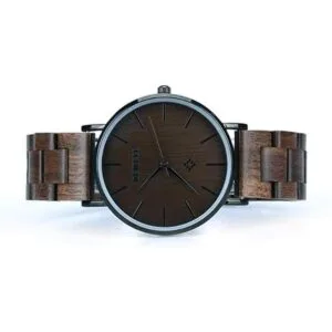 BEWELL Relojes de madera para hombres y mujeres reloj de_4