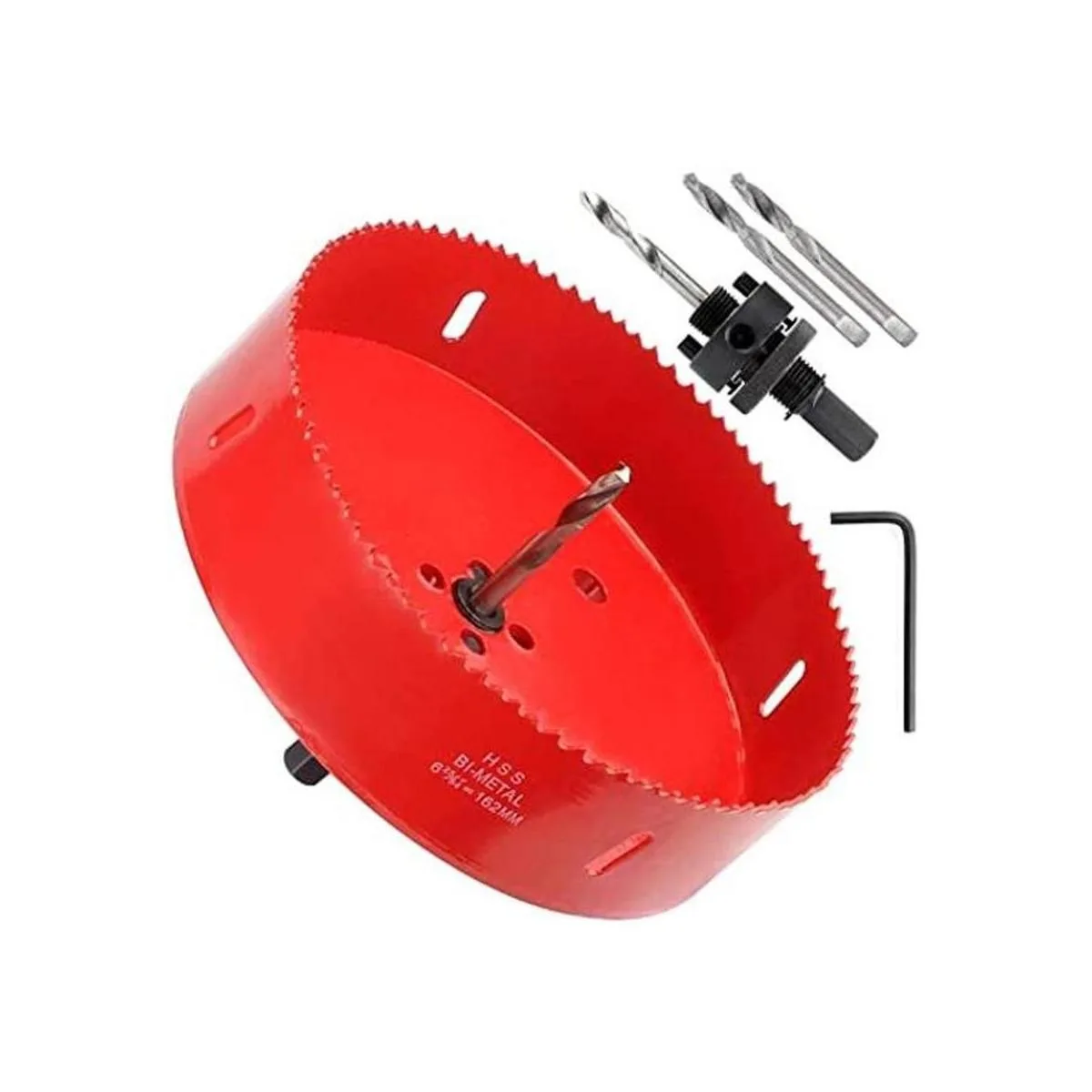 Sierra de agujero de 638 pulgadas con eje resistente