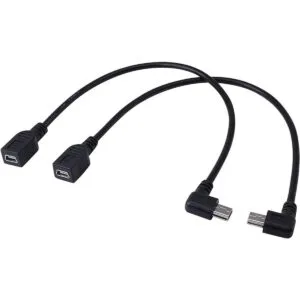 CERRXIAN Cable Mini USB Combo Mini USB Hembra a ángulo_2