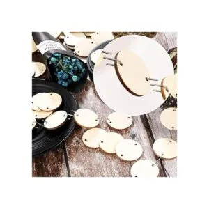 Hicarer 240 piezas en total adornos de madera de Navidad