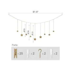 Mkono Exhibición de fotos colgante de decoración bohemia_6