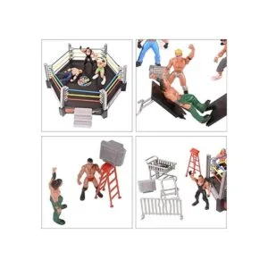 Mini juego de figuras de lucha libre juguetes de lucha_4