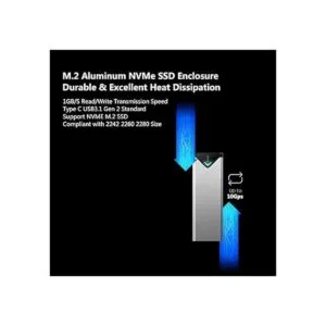 SSK aluminio M.2 NVME SSD Adaptador de caja USB 3.1 Gen_2