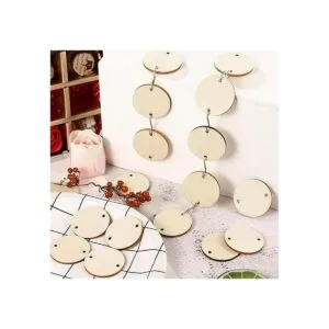 Hicarer 240 piezas en total adornos de madera de Navidad