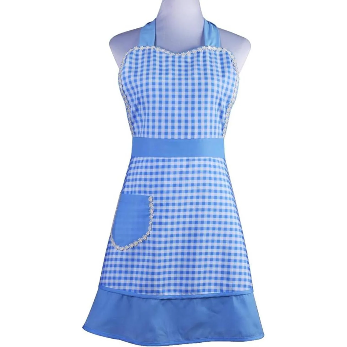 Delantal retro con bonito diseño único para mujeres y_1