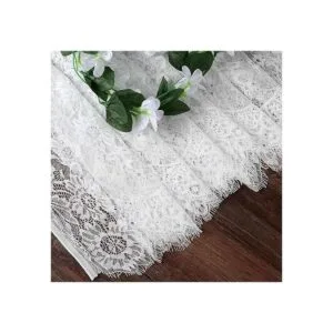 4 corredores de mesa de encaje de 14.0 x 12.0 in para