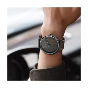 BEWELL Relojes de madera para hombres y mujeres reloj de_2