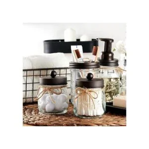 SheeChung Qtip Dispensador Acero inoxidable Bronce