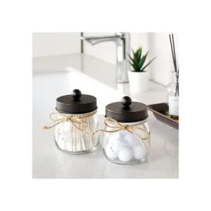 SheeChung Qtip Dispensador Acero inoxidable Bronce