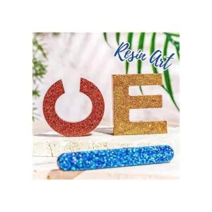 LEOBRO Paquete de 18 con purpurina tarro de resina con_4