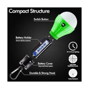 FLY2SKY Tent Lamp Portable LED Tent Light 4 Packs Clip_4