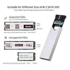 SSK Adaptador de carcasa SSD USB de aluminio 3.2 Gen 1 a_2