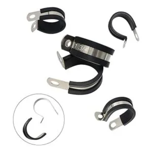 Abrazaderas de cable de acero inoxidable acolchadas de_4