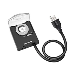 DEWENWILS Temporizador para exteriores con cable de 2 pies_1