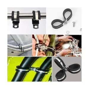 Abrazaderas de cable de acero inoxidable acolchadas de_6