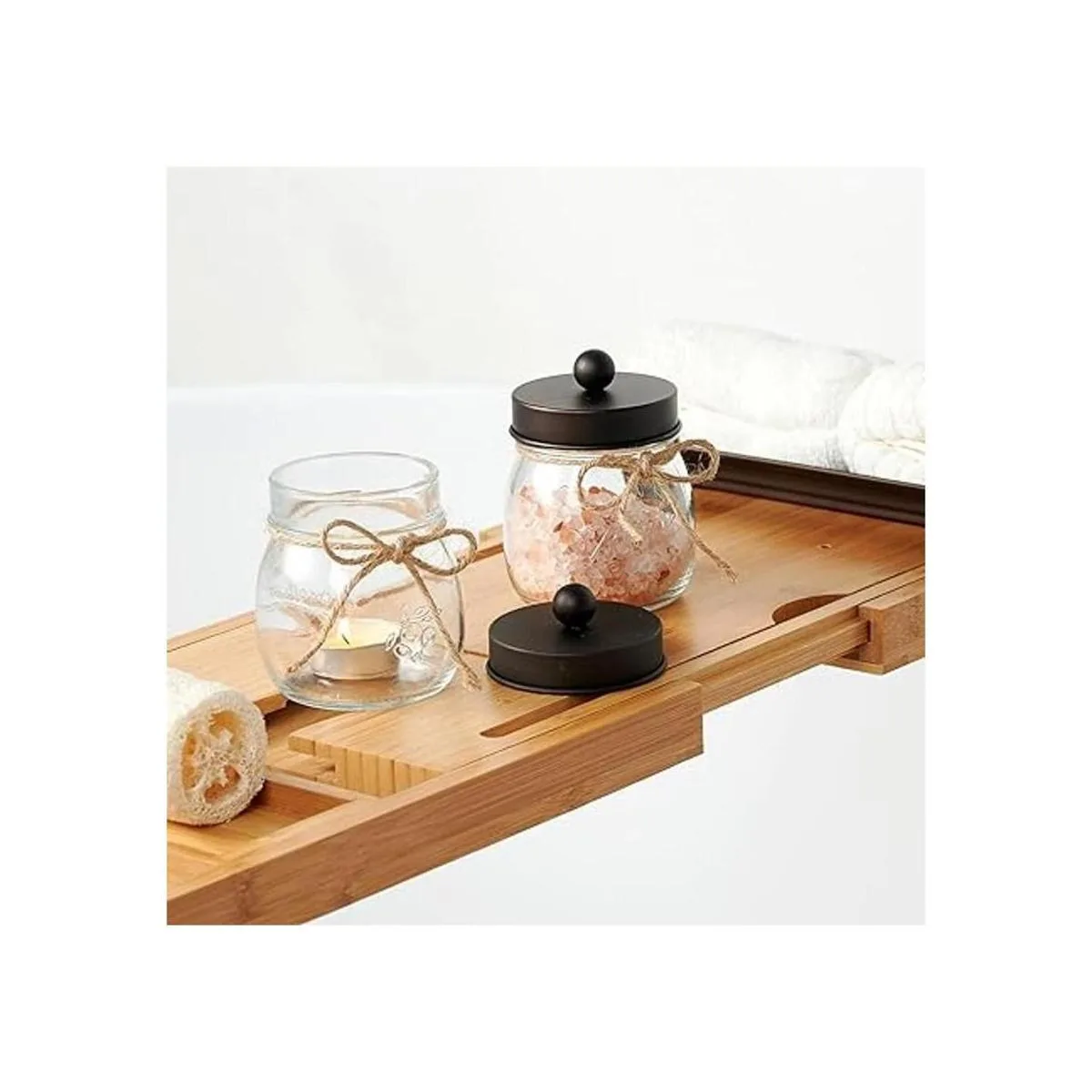 SheeChung Qtip Dispensador Acero inoxidable Bronce