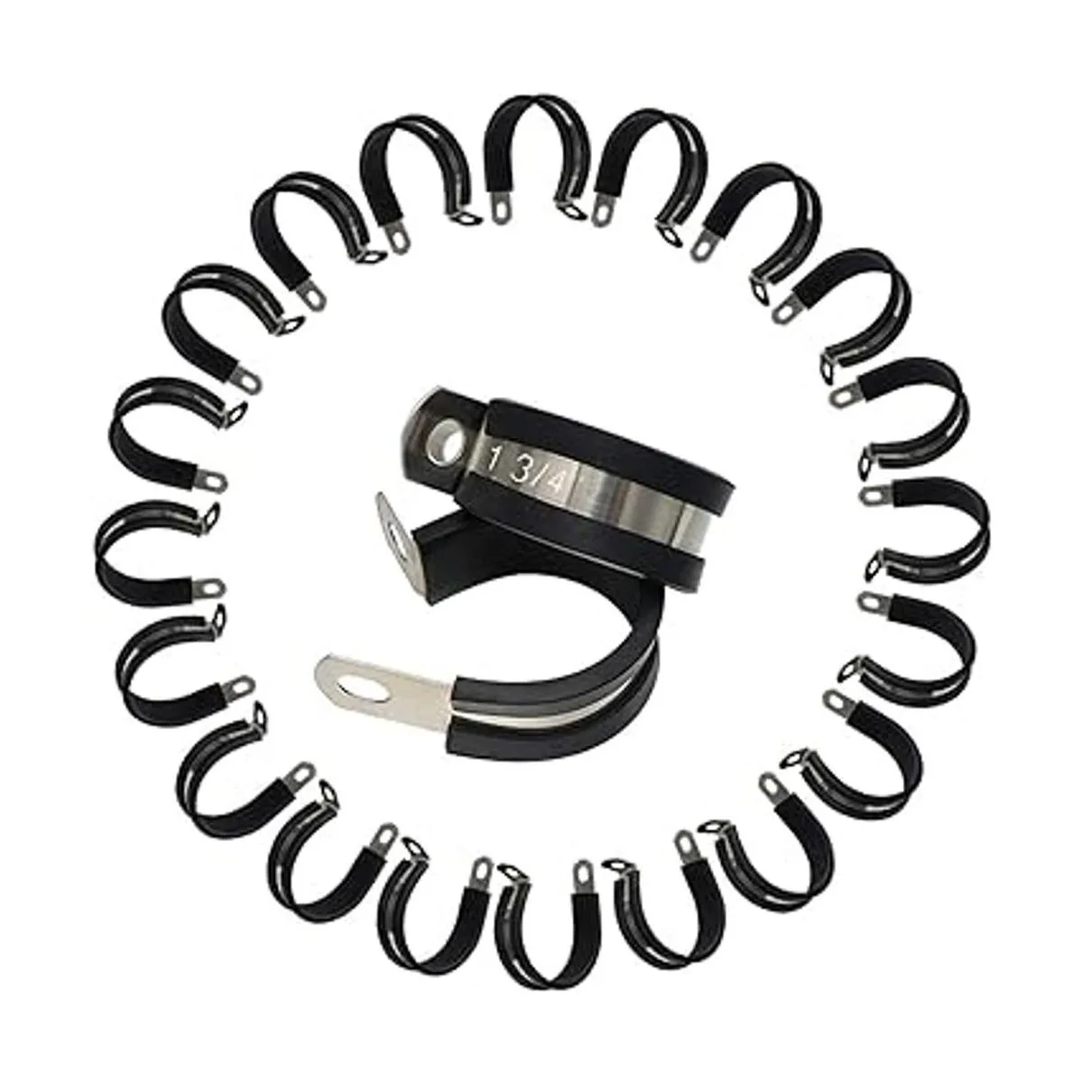 Abrazaderas de cable de acero inoxidable acolchadas de_5