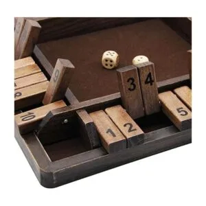 Juegoal Juego de dados de madera Shut The Box para 14_3
