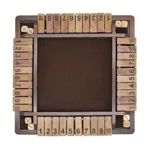 Juegoal Juego de dados de madera Shut The Box para 14_2