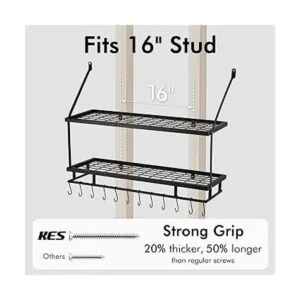 KES KUR215S75BBK Estante colgante montado para_5