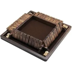 Juegoal Juego de dados de madera Shut The Box para 14_5