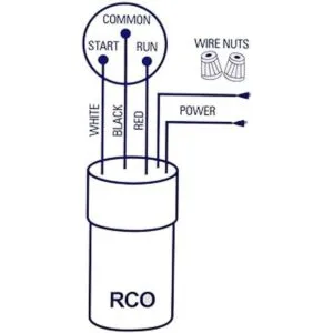 RCO410 Kit de condensador de arranque duro 3 en 1 para