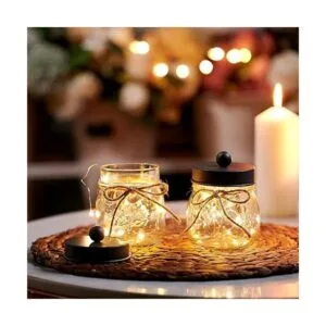 SheeChung dispensador de hisopos Vidrio Negro Paquete