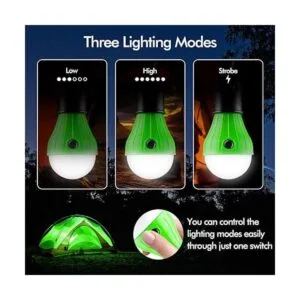 FLY2SKY Tent Lamp Portable LED Tent Light 4 Packs Clip_3