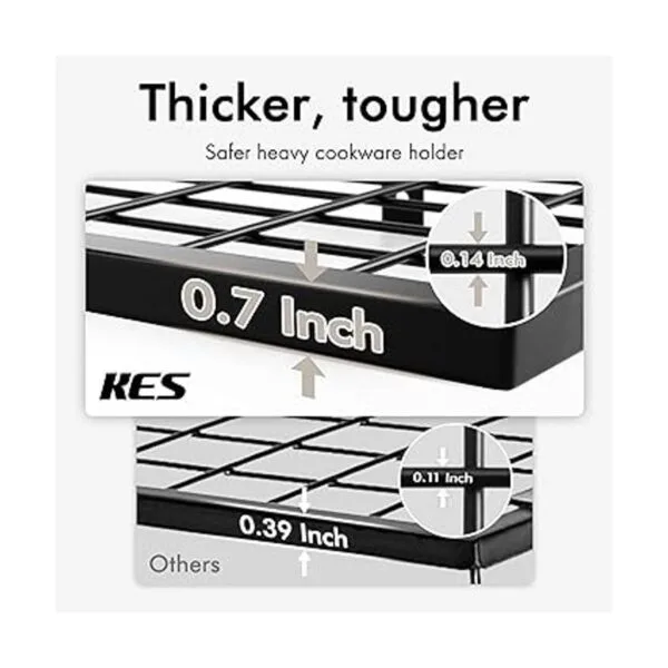 KES KUR215S75BBK Estante colgante montado para_4
