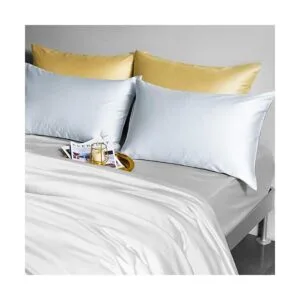 FLXXIE Paquete de 2 fundas de almohada estándar de satén_2