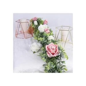 Lvydec Paquete de 2 guirnaldas artificiales de eucalipto_4