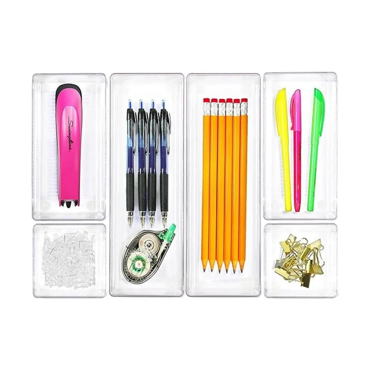 Simple Houseware Cajas organizadoras de plástico