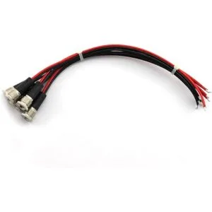 Tegg DC099A DC hembra montaje panel cable de carga roscado